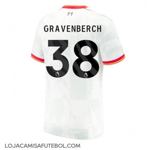 Camisa de Futebol Liverpool Ryan Gravenberch #38 Equipamento Alternativo 2024-25 Manga Curta